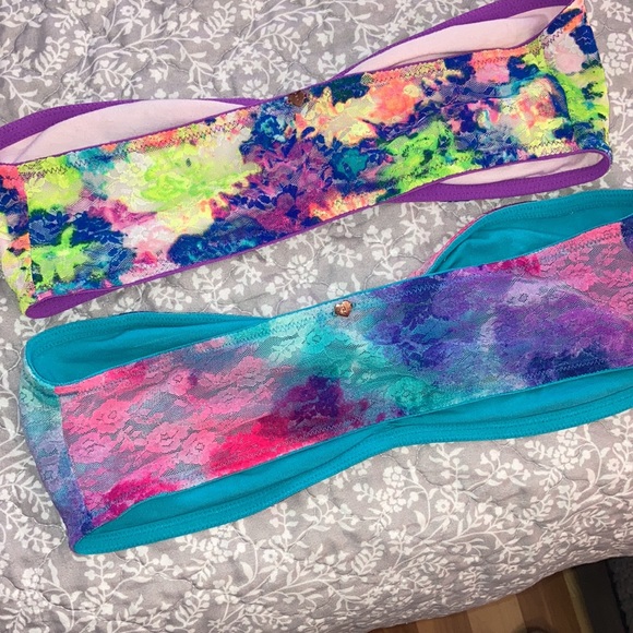 Pink by Victoria’s Secret bandeau tops - Picture 2 of 4